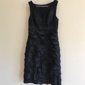 Adrianna Papell black sleeveless dress